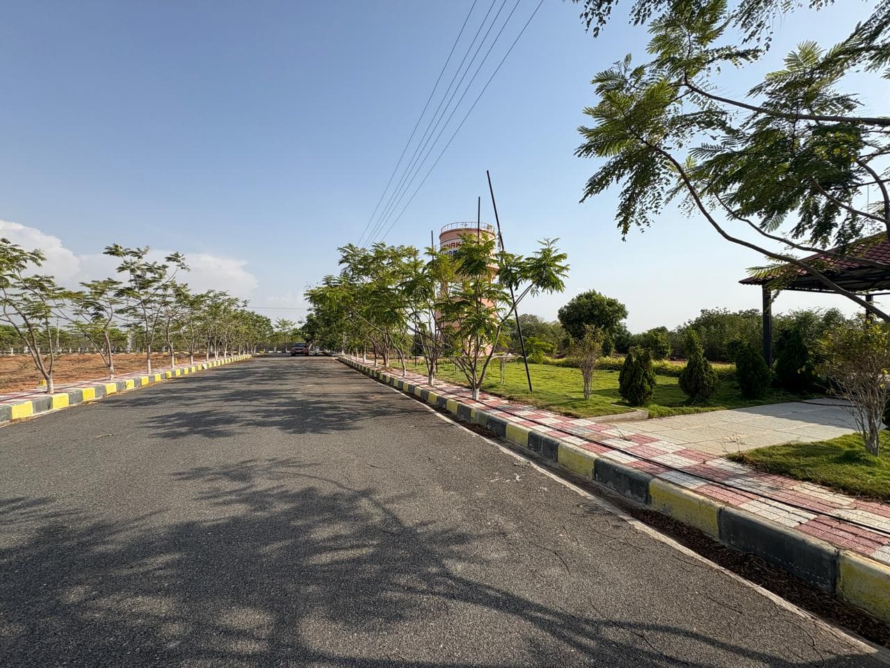 S.V.KANAKA MAPLE HOMES open plot layout in Warangal Highway — site photo 3